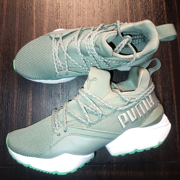 PUMA Womens Muse Maia Street 2 Athletic Shoes Laurel Wreath Women Size 7.5 - Picture 3 of 16